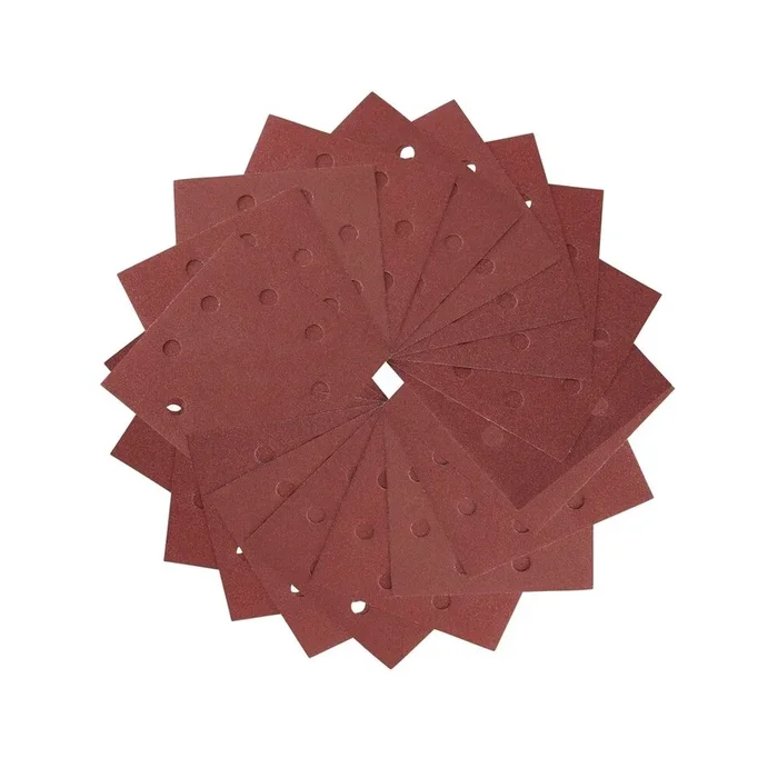 1/4 feuille abrasive pour ponceuses vibrantes grain 180-8 perforations 115x115mm – DT3034-QZ – DEWALT