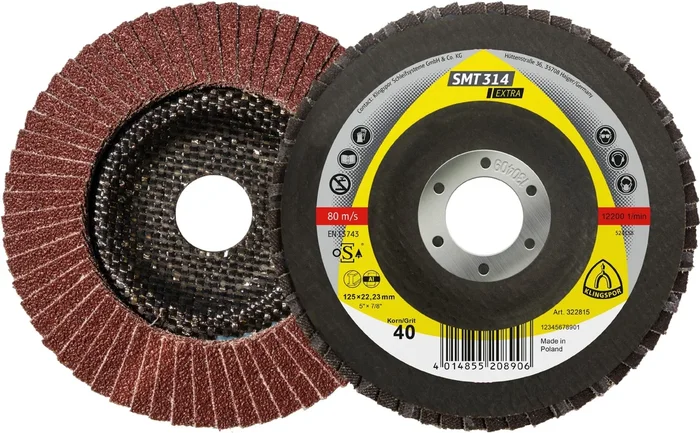 10 Plateaux à lamelles TE EXTRA SMT314 CS355X 80 N GEW 180X22,23 KLINGSPOR – 322823