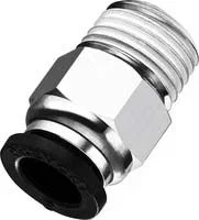10 raccords 4mm r1/4 instantane droit male conique – 01701