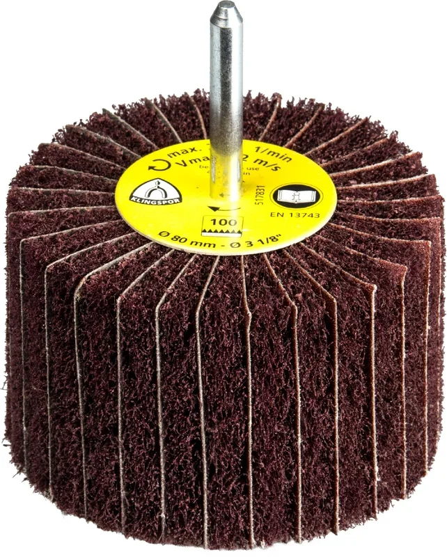 10 Roues à lamelles sur tige texture VM NCS600 VG 60 S 80X50X6 KLINGSPOR – 258944