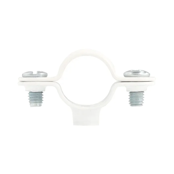 100 colliers de plomberie simples blancs – Ø16 – SCELL-IT – COLBL16