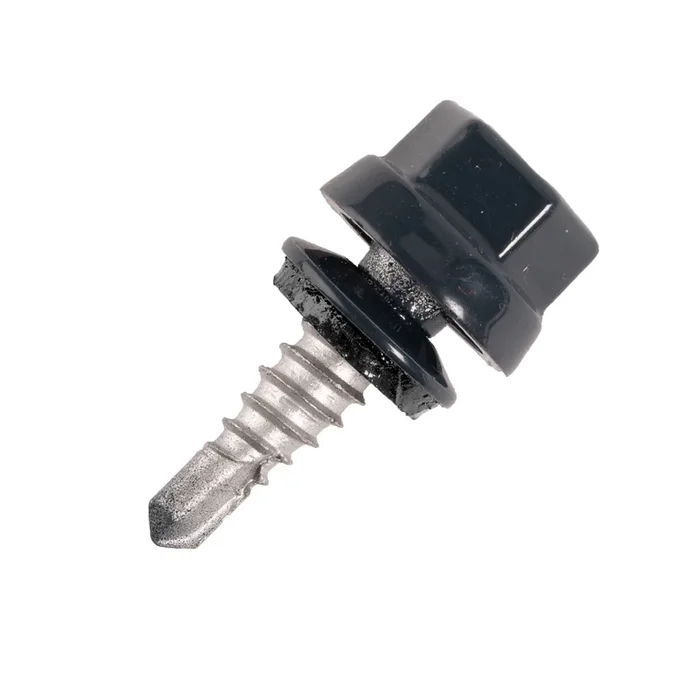 100 Vis bac acier – couturage – TH10-4.8x25mm RAL7022 – SCELL-IT – ZTCR-48025-7022
