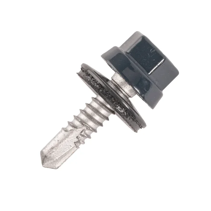 100 Vis bac acier – plage – support métal ZED – TH12-6,3x25mm – SCELL-IT – ZTZR-63025