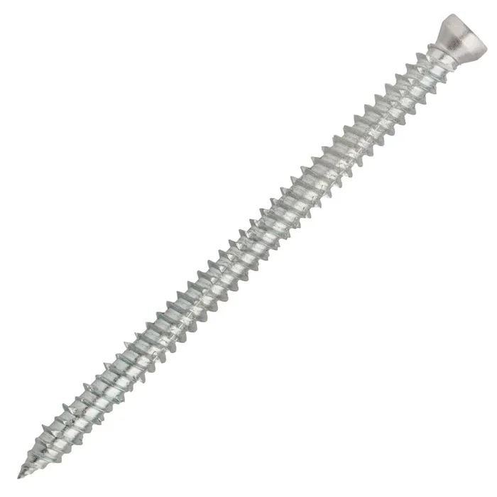 100 vis de fixation directe huisserie – tête réduite – acier zingué – Ø7,5x122mm – SCELL-IT – VFD75122R