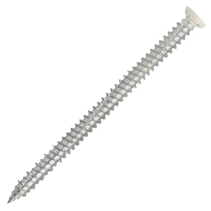 100 vis de fixation directe huisserie – tf laquée blanc – ezp – Ø7,5x82mm – SCELL-IT – VFD75082F