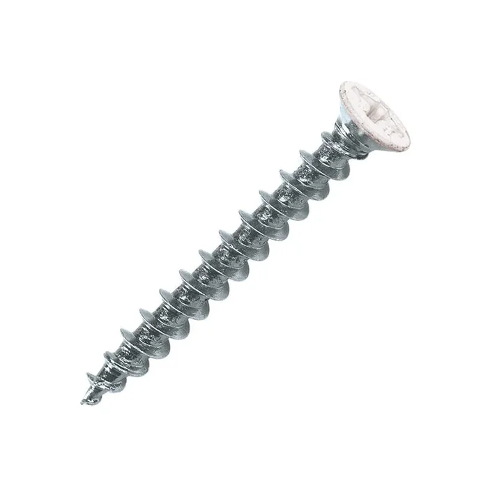 1000 vis menuiserie PVC – ezp – tf 120° laquée blanc RAL9016 – Ø4,2x25mm – SCELL-IT – PVCPW42025