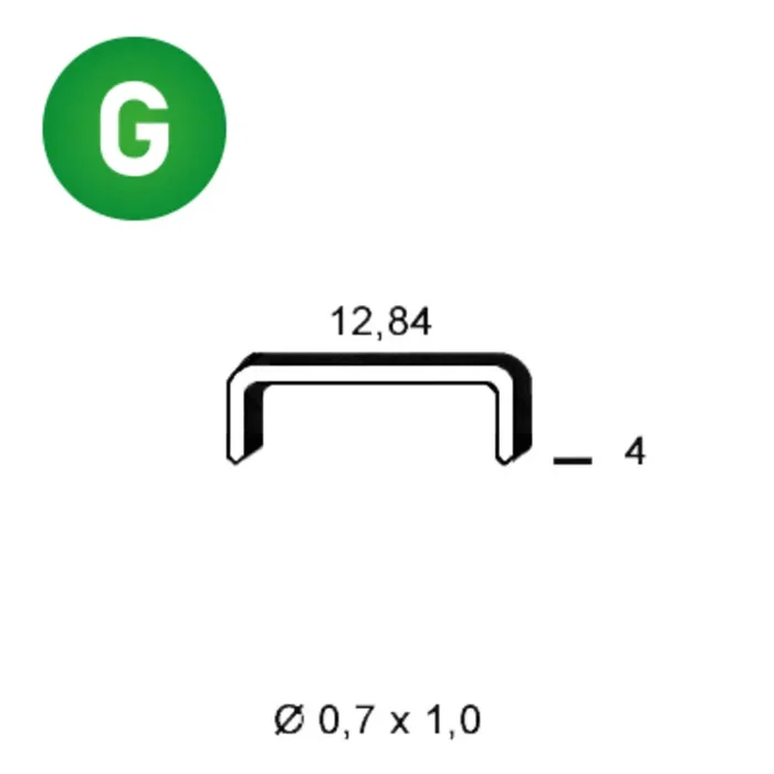 10000 AGRAFES A-04 GALVA – ASLAFIX – 6A-041