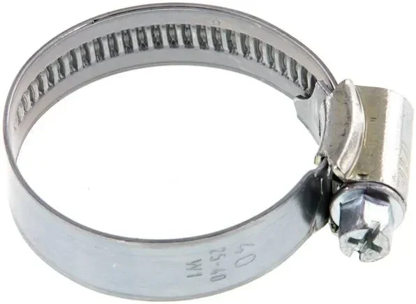 12mm Collier de serrage 25 – 40mm, acier galvanisé (W1) (IDEAL)