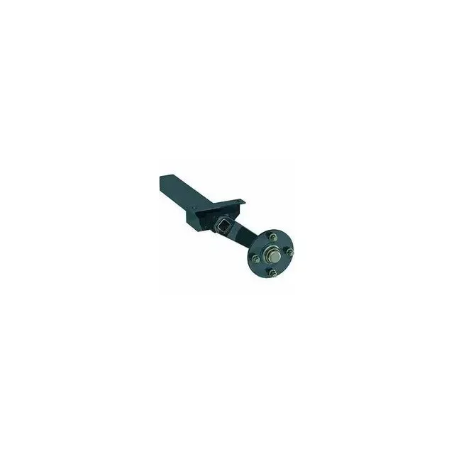 2 demi-essieux non freinés à souder – 500 kg – 4tr115