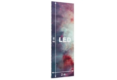 2 m x 6 m mur vidéo LED DVW-LED50-3/CF avec accès frontal, TecMaschin