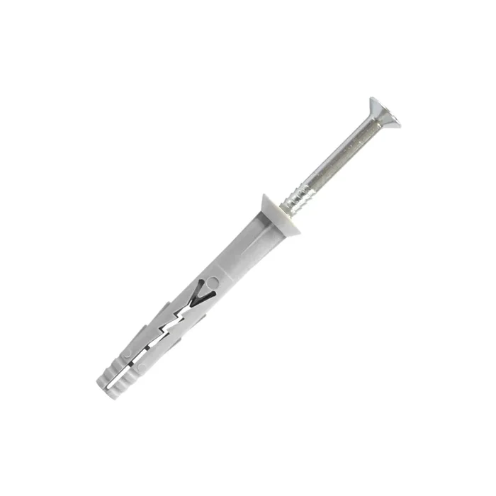 200 chevilles à frapper tête fraisée – clou acier zingué – Ø6x40mm – SCELL-IT – YZF6040-BC