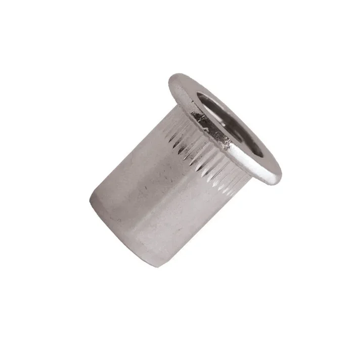 200 écrous crantés à inox A2 à tête plate à M5x13mm – SCELL-IT – END0530