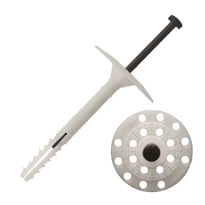 200 fixations d&rsquo;isolant rigide à frapper – clou polyamide – Ø10x210mm – SCELL-IT – FI10220