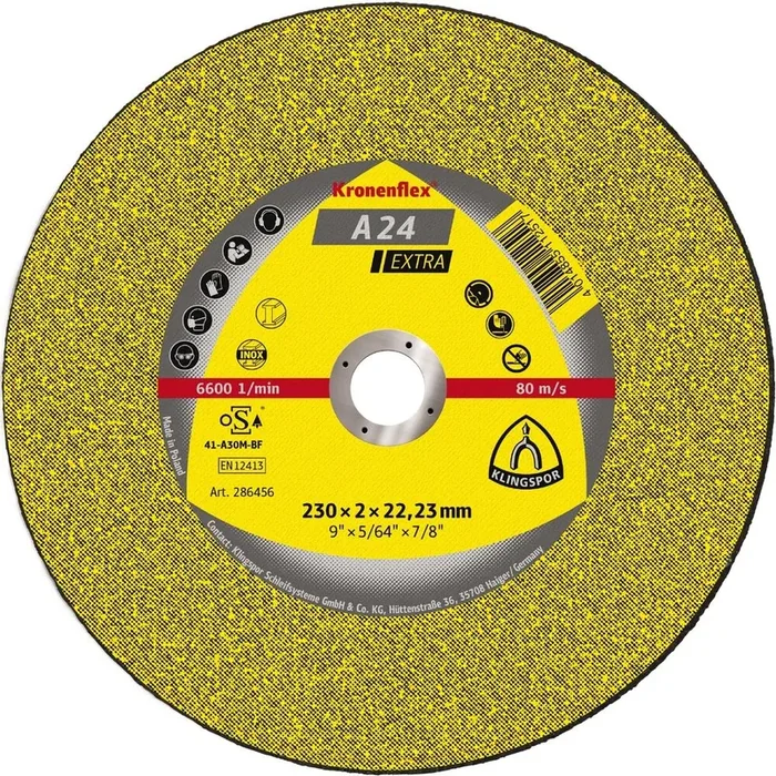 25 Disques à tronçonner KT EXTRA A24EX S GEK 100X2,5X16 KLINGSPOR – 188998