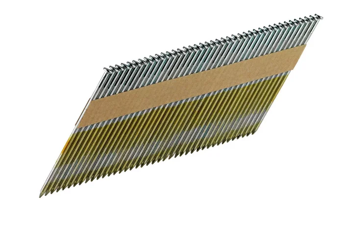 4 000 clous en bande, D34° fixés sur papier 2,8 x 50 mm anneau en CB G12 – METABO – 630149000