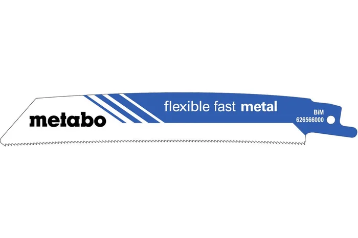 5 lames de scie sabre « flexible fast metal » 150 x 0,9 mm – METABO – 626566000
