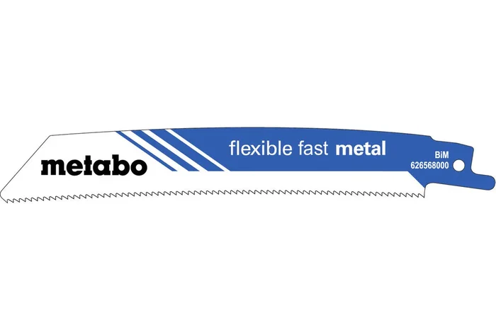 5 lames de scie sabre « flexible fast metal » 150 x 0,9 mm – METABO – 626568000