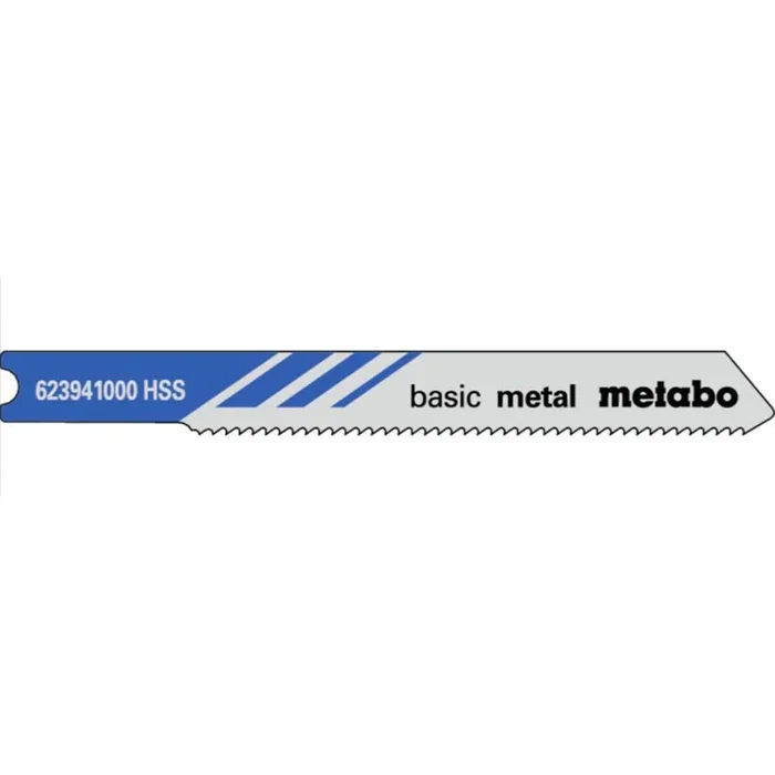 5 lames de scie sauteuse « basic metal » en U 52/1,2mm – METABO – 623941000