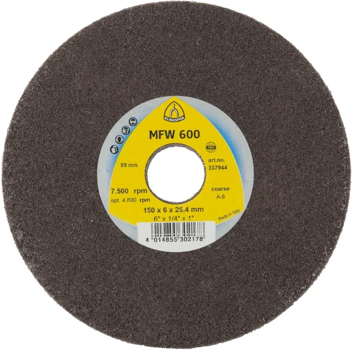 5 Roues texture compact VK MFW600 VU CO S 150X6X25,4 KLINGSPOR – 337944