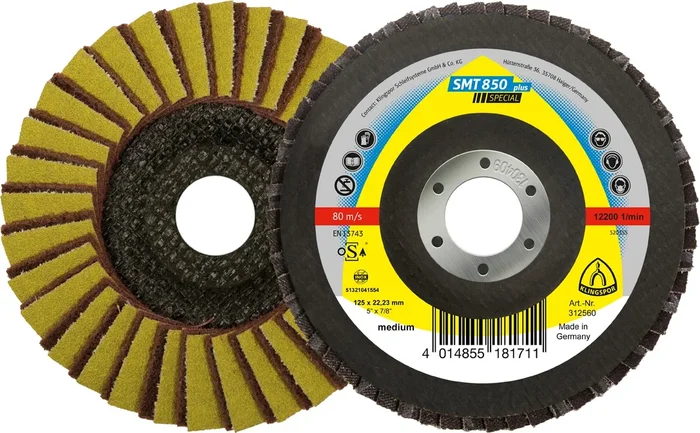 5 Roues texture compact VK SMT850 VG 80 ME 115X22,23 KLINGSPOR – 312560
