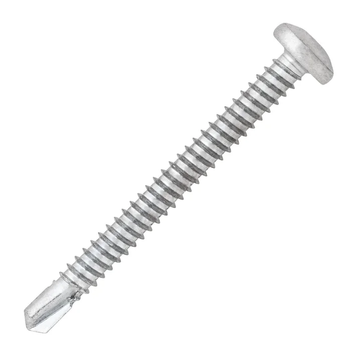 500 vis autop. acier zingué blanc – tête cylindrique – SQ- Ø4,8x19mm – SCELL-IT – TCQ48019