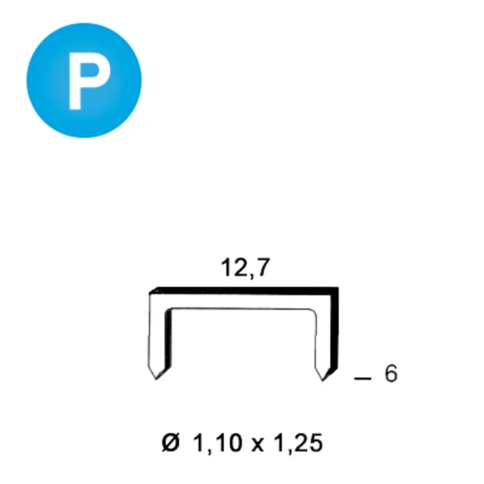 5040 AGRAFES POLYMÈRES 81P-06 MM – ASLAFIX – 6610659
