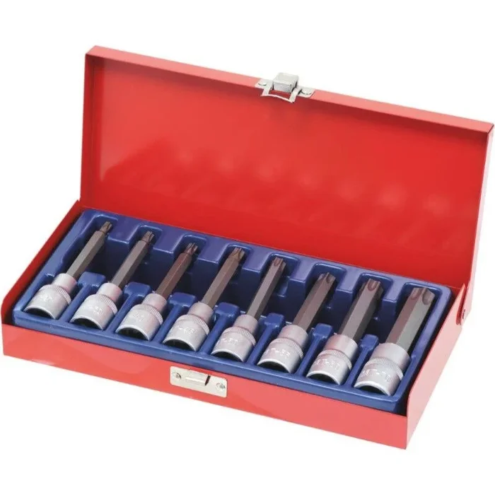 8 embouts torx de t27 a t70 1/2&rsquo;/coffret dt DRAKKAR TOOLS – 10754