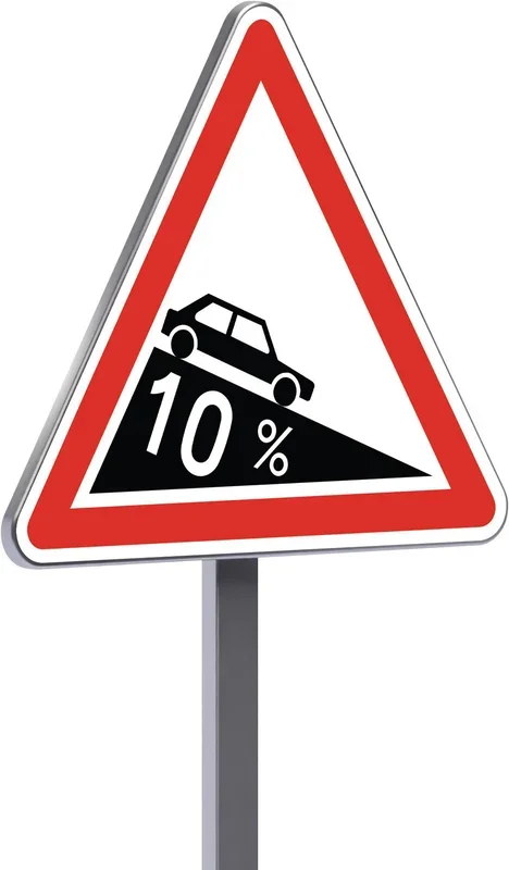 A16-500-Classe 1-Descente dangereuse (spécifier le %) TALIAPLAST – 523019