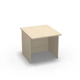Access module droit bas – H 74 x L 80 cm érable blanc