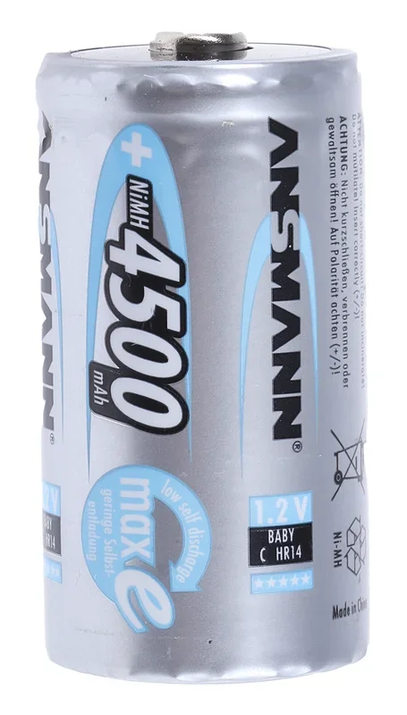 Accumulateur C NiMH, 4.5Ah 1.2V, Ansmann
