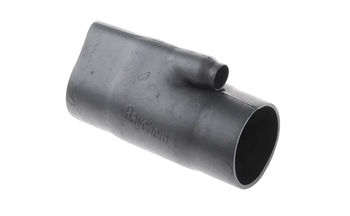 Adapatateur latéral TE Connectivity, Diamètre interne : 26.9mm, Elastomère résistant au fluide, 2 voies, Noir