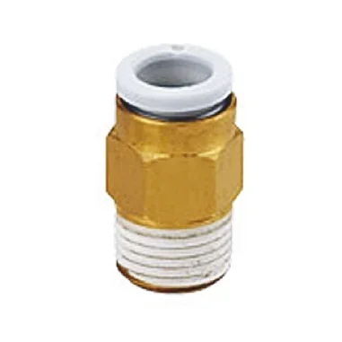 Adaptateur droit fileté SMC KQ2 vers Enfichable, 12 mm G 1/2 Mâle