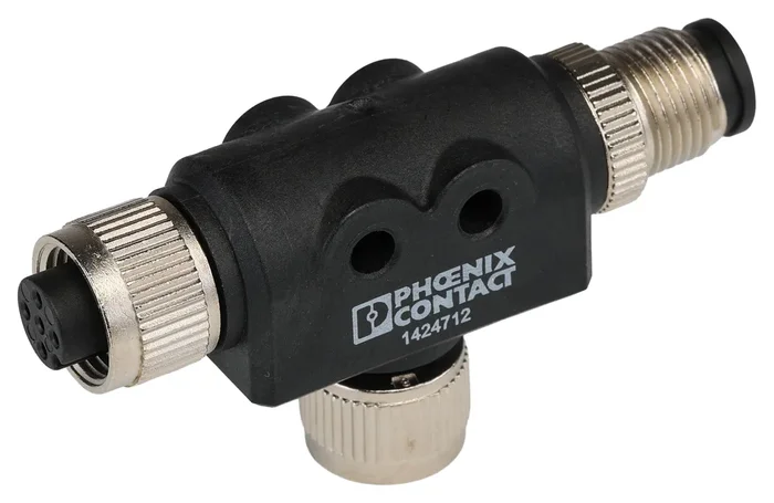 Adaptateur pour connecteur cylindrique Droit Phoenix Contact
