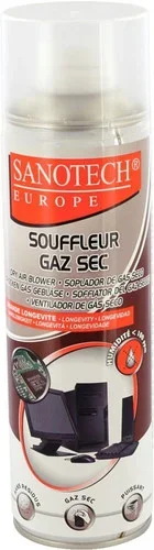 Aérosol de gaz dépoussiérant inflammable