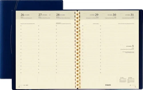 Agenda semainier timing ferrara coloris assortis