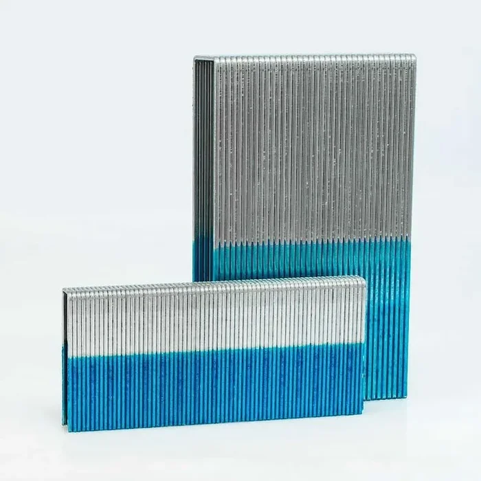 Agrafes BECK KG700 CNK 40 mm pointe C zinguée 12µ résinée BLAU ETA Diamond Coating®