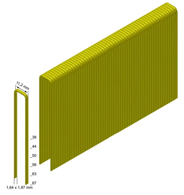 Agrafes Prebena Q44CNKHA galvanisées