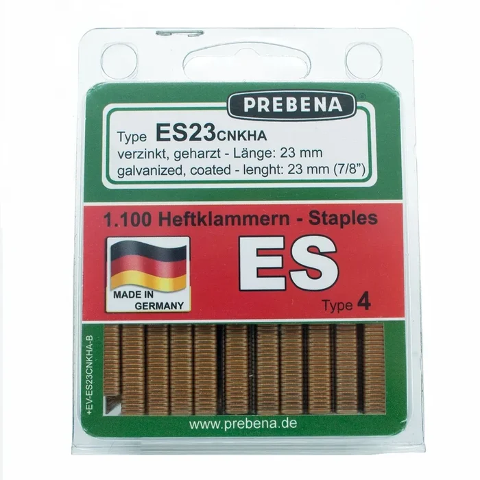 Agrafes Prebena sous blister ES23CNKHA-B