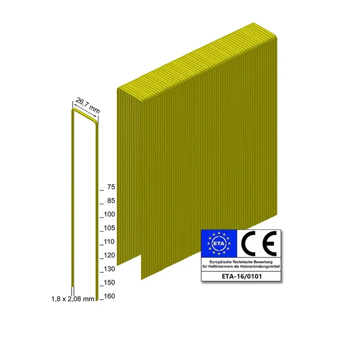 Agrafes Prebena WD70CRFHA-ETA – Inoxydables