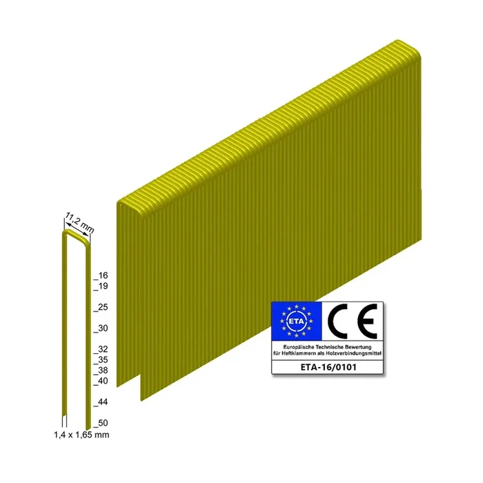 Agrafes Prebena Z44CSVHA-ETA – fortement zinguées – uniquement sur demande
