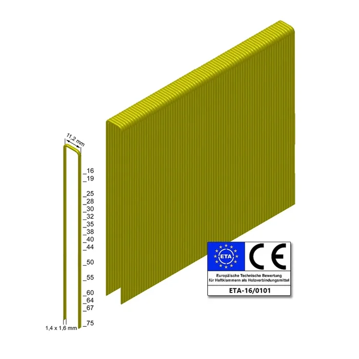 Agrafes Prebena Z75CRFHA-ETA