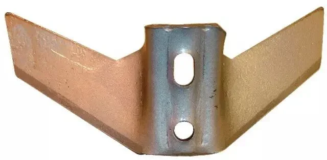 Ailette monobloc 280×8 mm universel dent carre