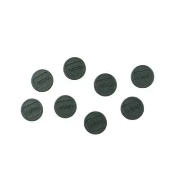 Aimant rond 20 mm Nobo – Noir – Lot de 8