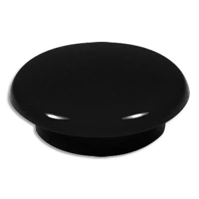 Aimants 1er prix – diamètre 9mm – formats ronds – coloris Noir – boite de 16