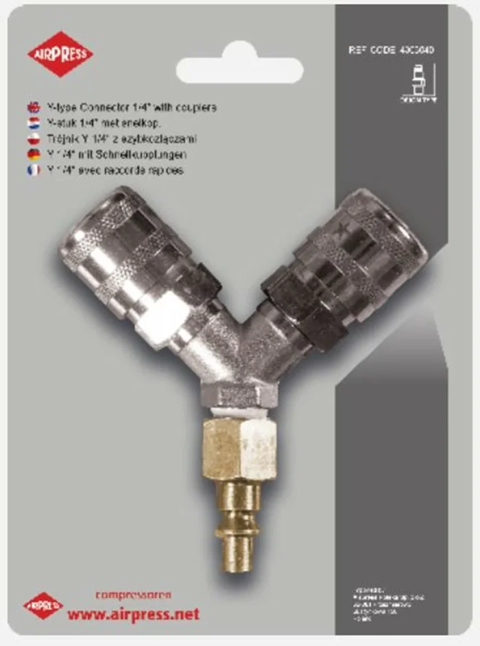 Airpress 4303040 – Raccords Rapides Y Orion 1/4″
