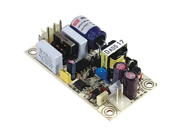 Alimentation à découpage MEAN WELL, 5W, 1 sortie à 15V c.c., 350mA