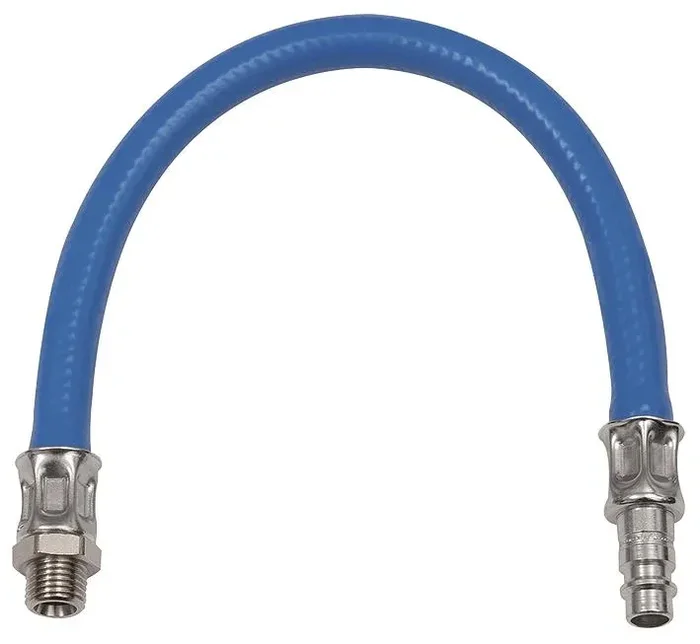 Amortisseur de vibrations avec tuyau PVC de 300 mm, embout NW 11, G 1/2 AG VD-300-11-1/2
