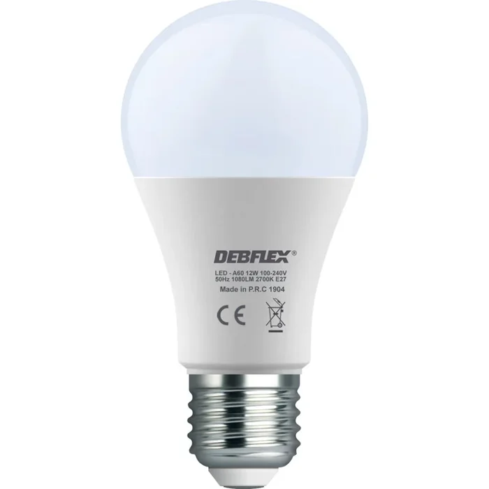 AMPOULE A60 SMD VERRE BLANC E27 11W 2700K 1000LM – DEBFLEX – 600435