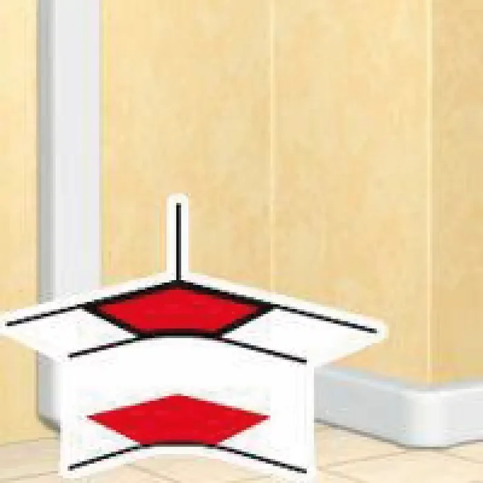 Angle intérieur pour goulotte DLP monobloc 50×80-105-150-195mm – blanc