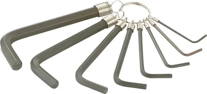 ANNEAU 8 CLES MALES COUDEES COURTES SAM OUTILLAGE – 62AN82